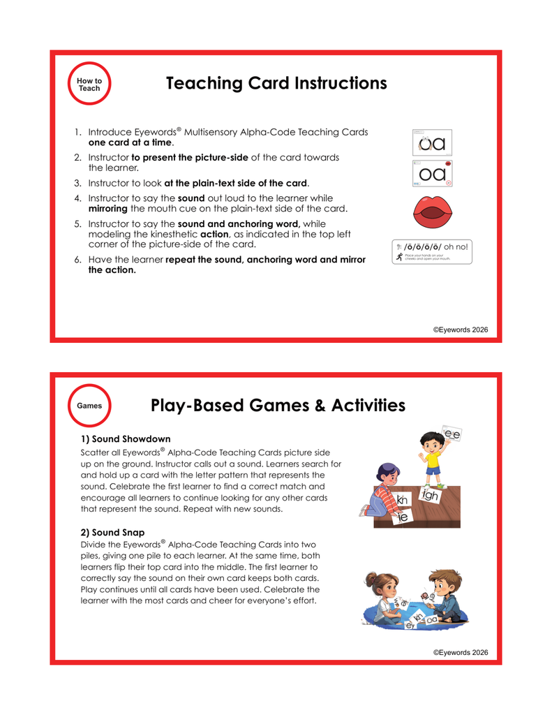 Alpha-Code Set 2 phonics card preview - page 5