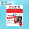 Alpha-Code Set 2 digital phonics flash cards for grades 1-3 by Eyewords