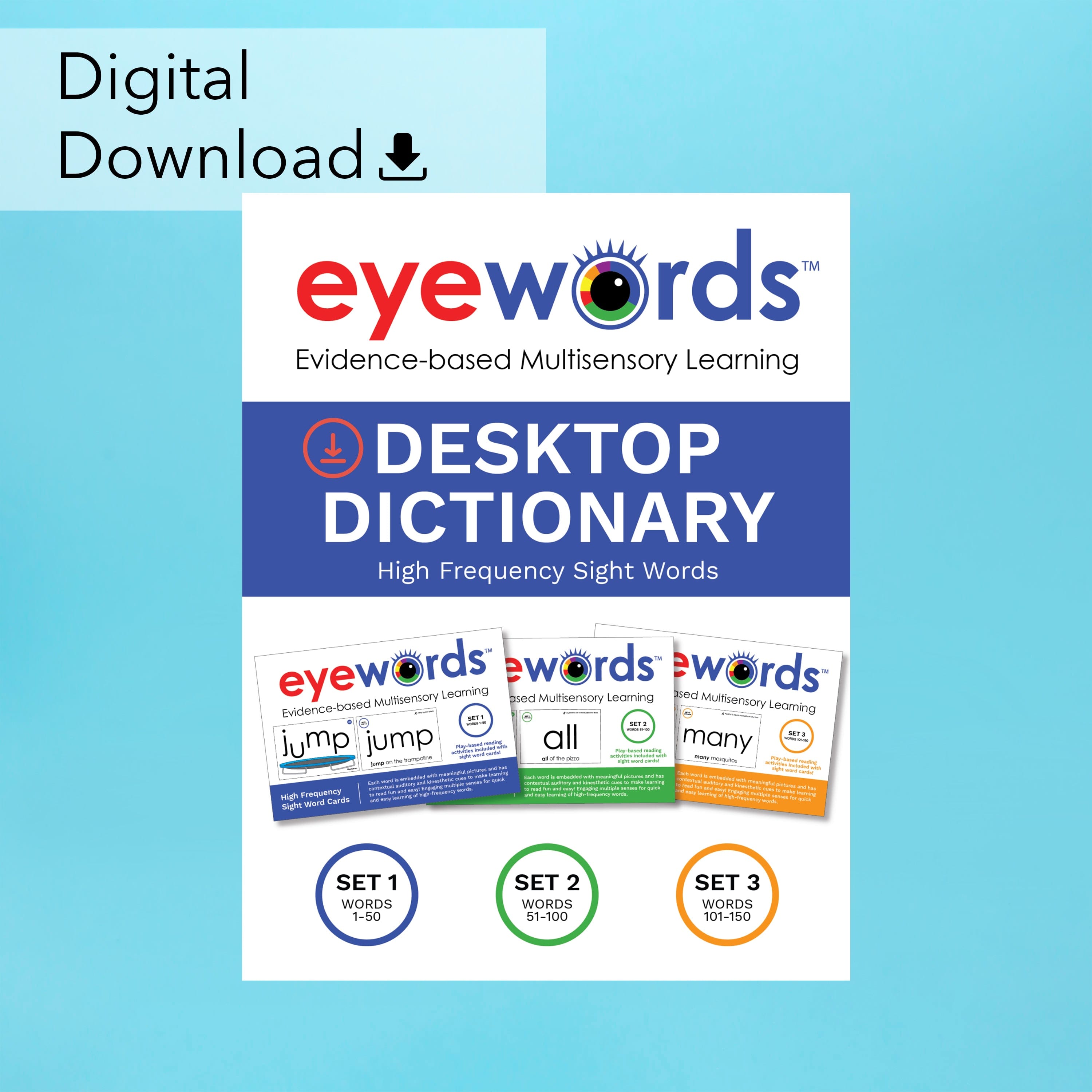 Eyewords Desktop Dictionary: Sets 1-3 (Digital) | Eyewords
