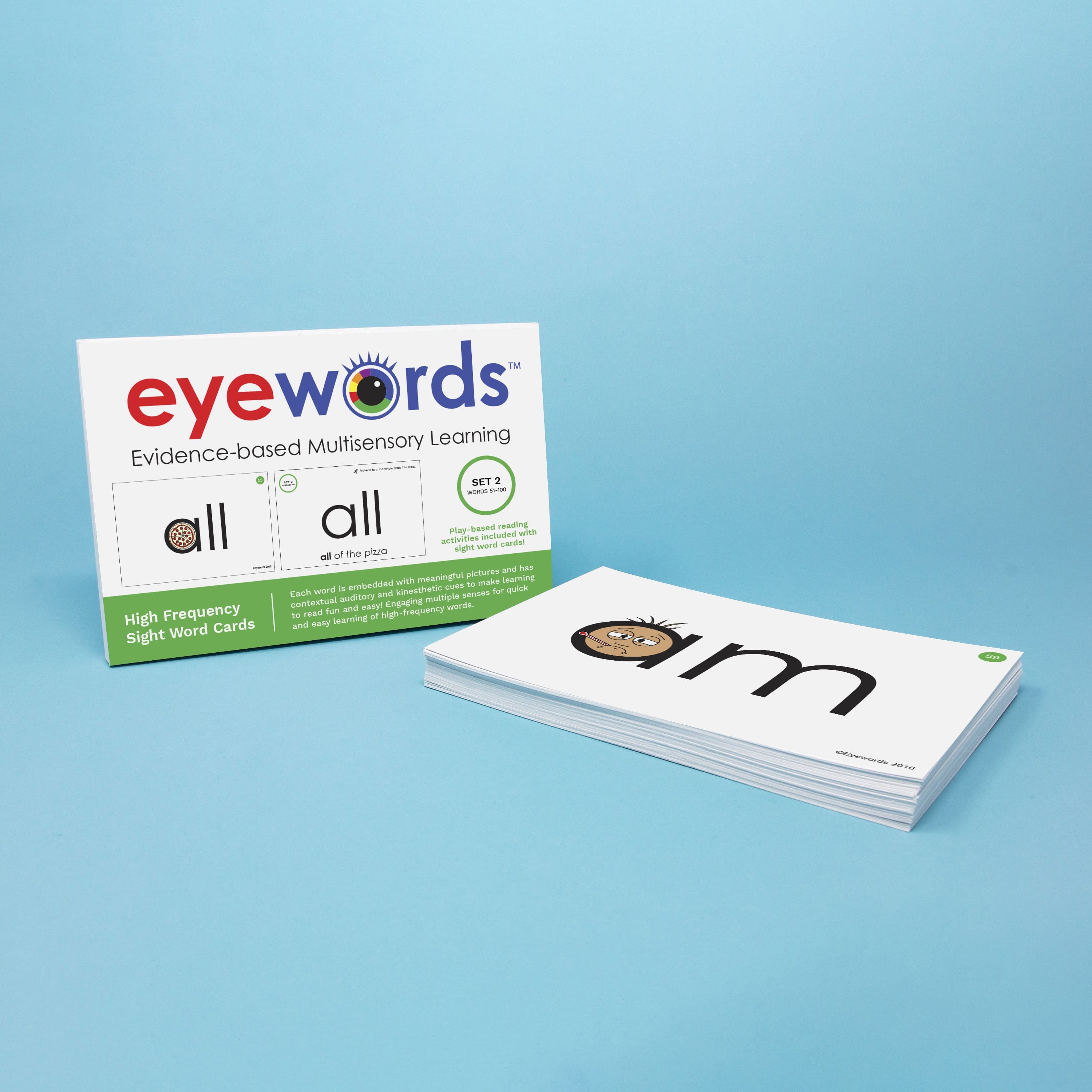 Photo of Multisensory Sight Word Cards, Set #2, Words 51-100